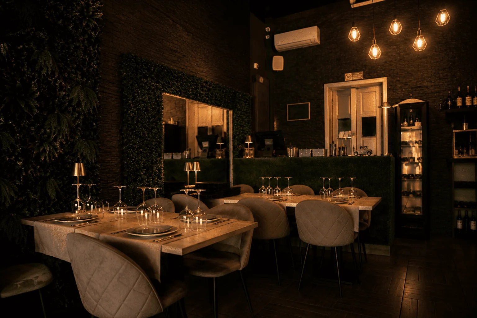 Sala interna del ristorante
